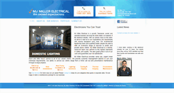 Desktop Screenshot of mjmillerelectrical.com
