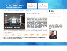 Tablet Screenshot of mjmillerelectrical.com